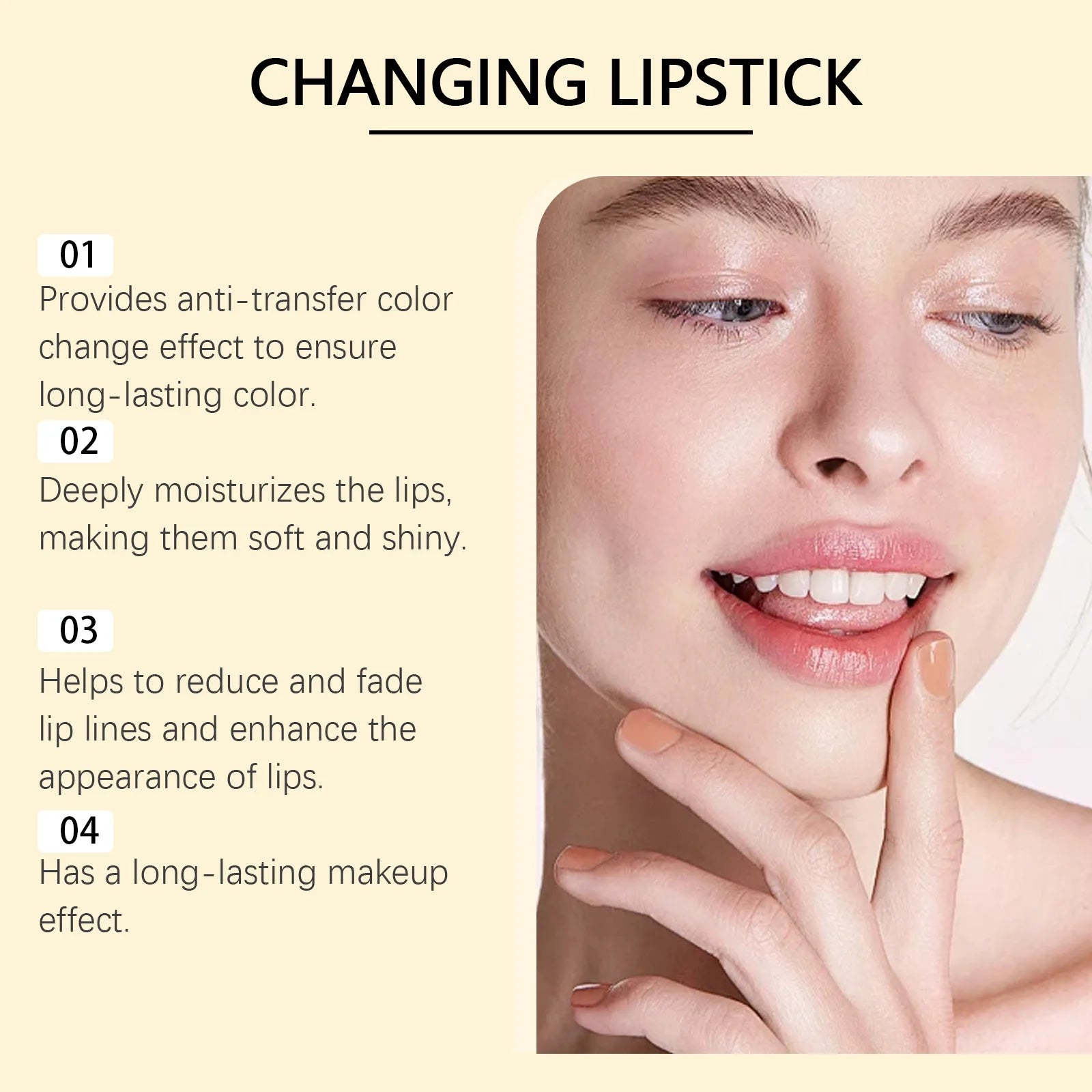 Color-Changing Gold Foil Lip Balm
