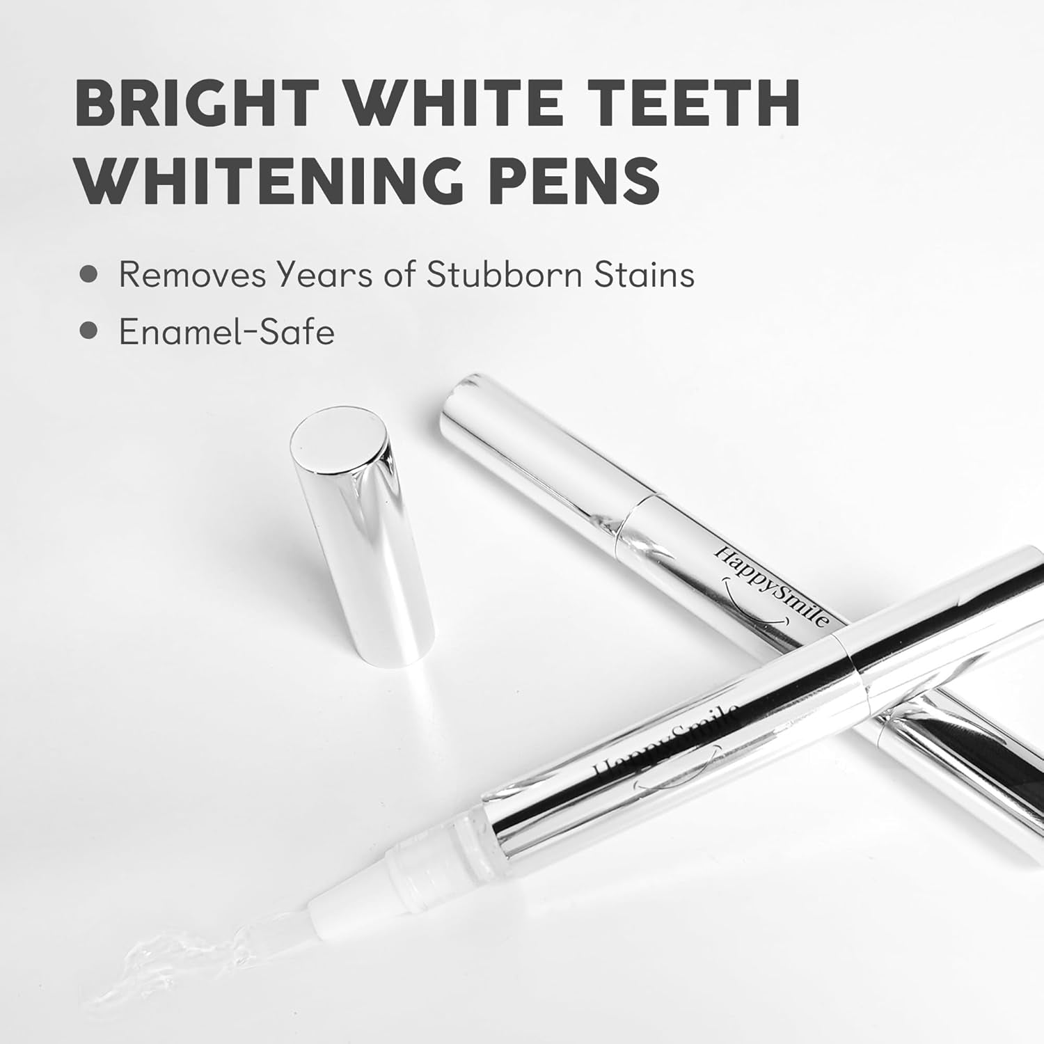Premium Teeth Whitening Pen Set of 3 - Achieve a Brighter Smile, Easier than Strips or Other Whitening Kits - Professional Results, Gentle on Sensitive Teeth