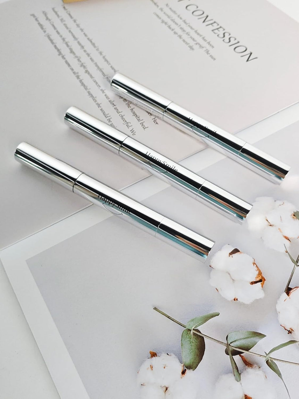 Premium Teeth Whitening Pen Set of 3 - Achieve a Brighter Smile, Easier than Strips or Other Whitening Kits - Professional Results, Gentle on Sensitive Teeth